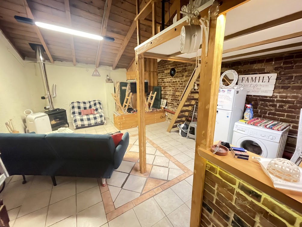Comfortable Living Room of The Crypte apartment in Corfu